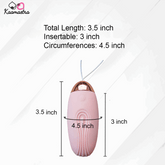 Insertable egg vibrator